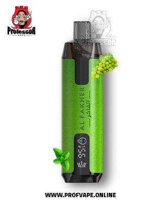 Al Fakher crown bar super max Disposable (6000 puffs) grape mint Al Fakher crown bar super max Disposable (6000 puffs) grape mint