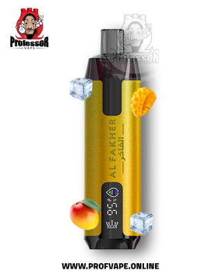 Al Fakher crown bar super max Disposable (6000 puffs) cool mango Al Fakher crown bar super max Disposable (6000 puffs) cool mango