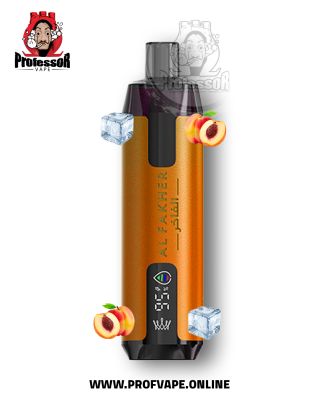 Al Fakher crown bar super max Disposable (6000 puffs) peach ice Al Fakher crown bar super max Disposable (6000 puffs) peach ice