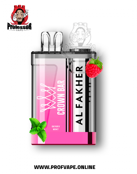 Al Fakher crown bar Disposable (9000 puffs) berry mint