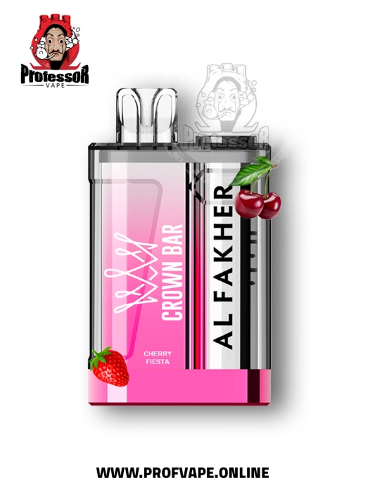 Al Fakher crown bar Disposable (9000 puffs) cherry berry in saudi arabia