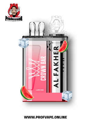 Al Fakher crown bar Disposable (9000 puffs) lush ice Al Fakher crown bar Disposable (9000 puffs) lush ice