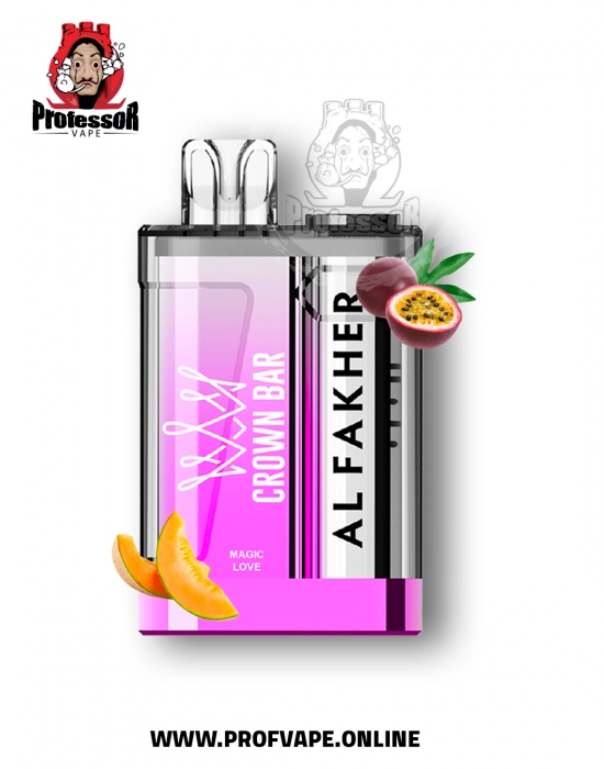 Al Fakher crown bar Disposable (9000 puffs) passion fruit melon