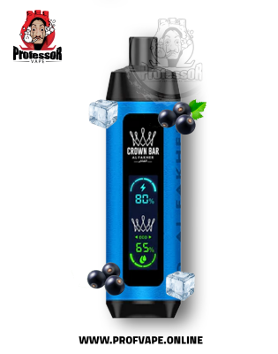 Al Fakher crown bar dual mode Disposable (8000 puffs) black currant ice Al Fakher crown bar dual mode Disposable (8000 puffs) black currant ice