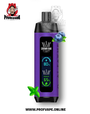 Al Fakher crown bar dual mode Disposable (8000 puffs) blueberry mint Al Fakher crown bar dual mode Disposable (8000 puffs) blueberry mint
