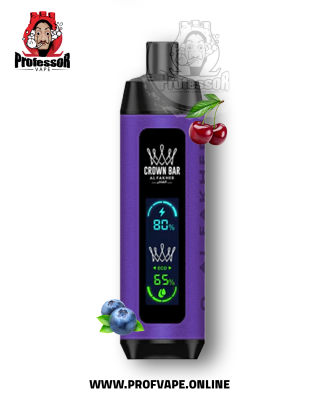 Al Fakher crown bar dual mode Disposable (8000 puffs) Blueberry cherry Al Fakher crown bar dual mode Disposable (8000 puffs) Blueberry cherry