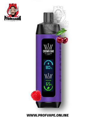 Al Fakher crown bar dual mode Disposable (8000 puffs) cherry feista Al Fakher crown bar dual mode Disposable (8000 puffs) cherry feista