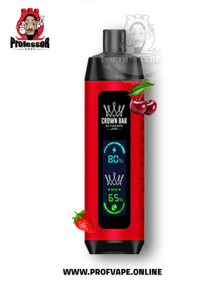 Al Fakher crown bar dual mode Disposable (8000 puffs) strawberry cherry Al Fakher crown bar dual mode Disposable (8000 puffs) strawberry cherry