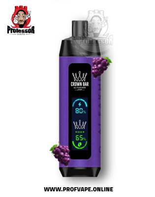 Al Fakher crown bar dual mode Disposable (8000 puffs) grape Al Fakher crown bar dual mode Disposable (8000 puffs) grape