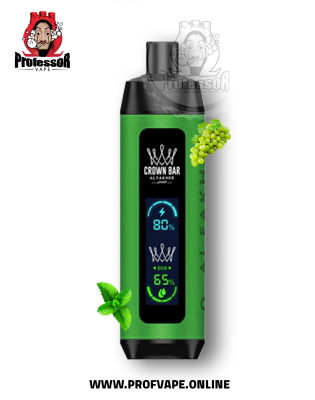 Al Fakher crown bar dual mode Disposable (8000 puffs) grape mint Al Fakher crown bar dual mode Disposable (8000 puffs) grape mint