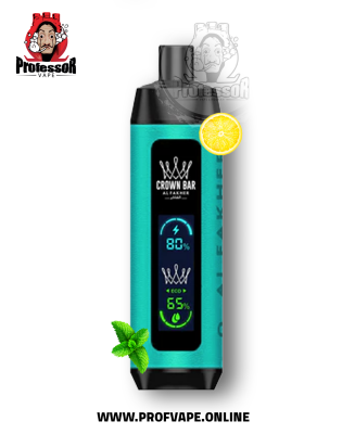 Al Fakher crown bar dual mode Disposable (8000 puffs) lemon mint Al Fakher crown bar dual mode Disposable (8000 puffs) lemon mint
