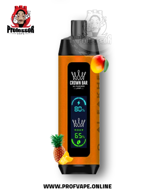 Al Fakher crown bar dual mode Disposable (8000 puffs) mango pineapple Al Fakher crown bar dual mode Disposable (8000 puffs) mango pineapple