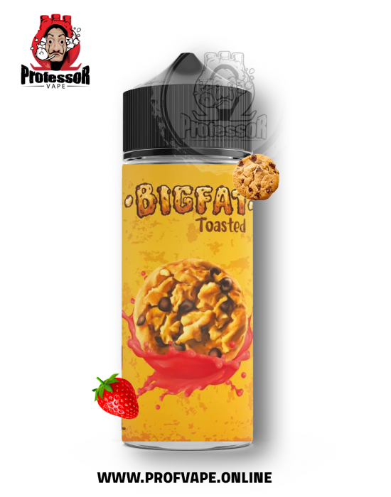 نكهة Big Fat Cookies Strawberry 100 مل