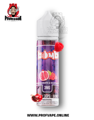 bomb pomegranate raspberry 60ml 3mg  bomb pomegranate raspberry 60ml 3mg