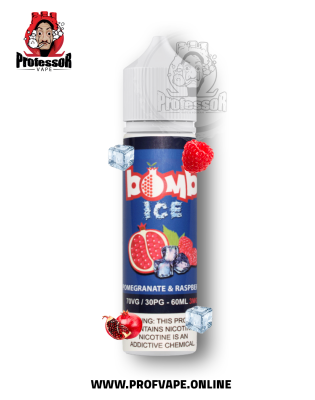 bomb pomegranate raspberry ice 60ml 3mg  bomb pomegranate raspberry ice 60ml 3mg