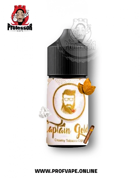 Joosy World Captain Gold Creamy Tobacco Cigar 30ml Salt Nicotine Joosy World Captain Gold Creamy Tobacco Cigar 30ml Salt Nicotine