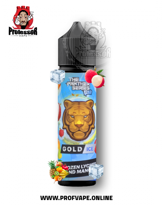 نكهة دكتور فيب جولد بانثر آيس مانجو لايچي 60 مل 3 نيكوتين 78/22