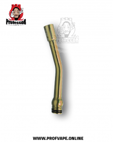 Gold-Painted Aluminium Long Drip Tip 510 Gold-Painted Aluminium Long Drip Tip 510