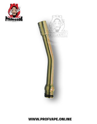 Gold-Painted Aluminium Long Drip Tip 510