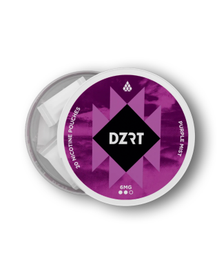 Dzrt Nicotine Pouche Purple Mist Dzrt Nicotine Pouche Purple Mist