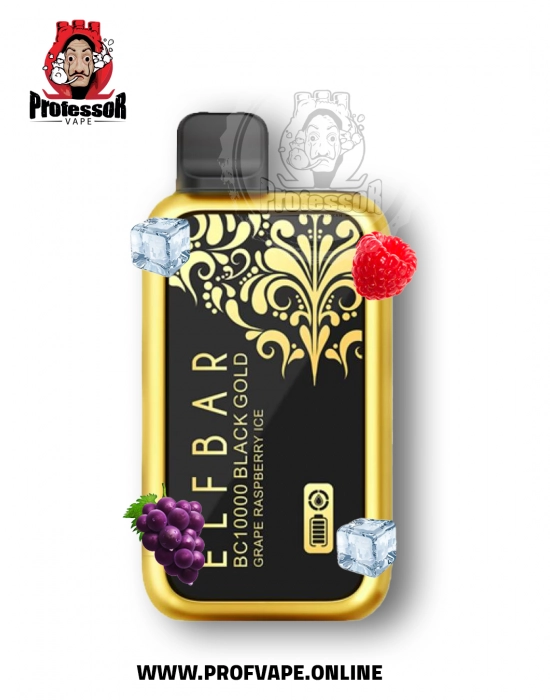 gold bar vape 10000 puffs Elf bar Disposable (10000 puffs) grape raspberry ice