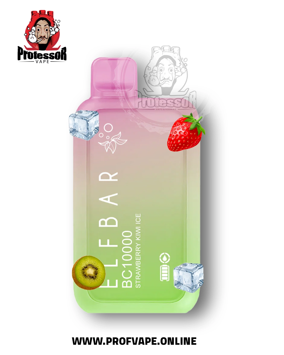 strawberry ice vape 10000 puffs Elf bar Disposable (10000 puffs) strawberry kiwi ice
