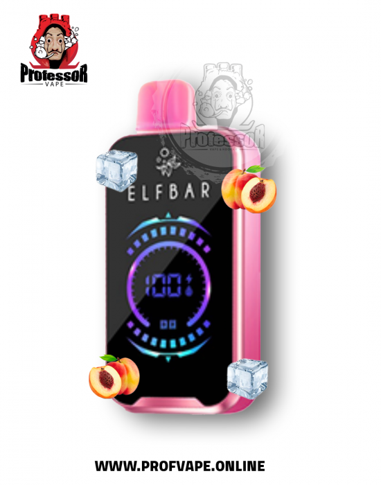Elf bar Disposable (18000 puffs) peach ice