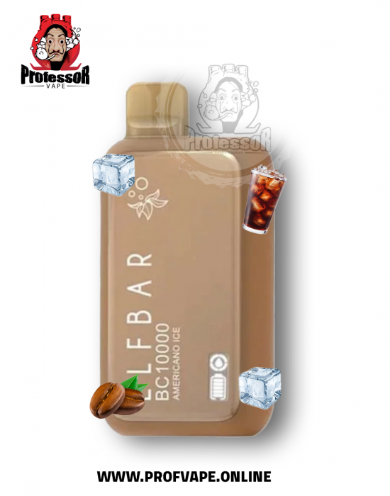 Elf bar Disposable (10000 puffs) americano ice