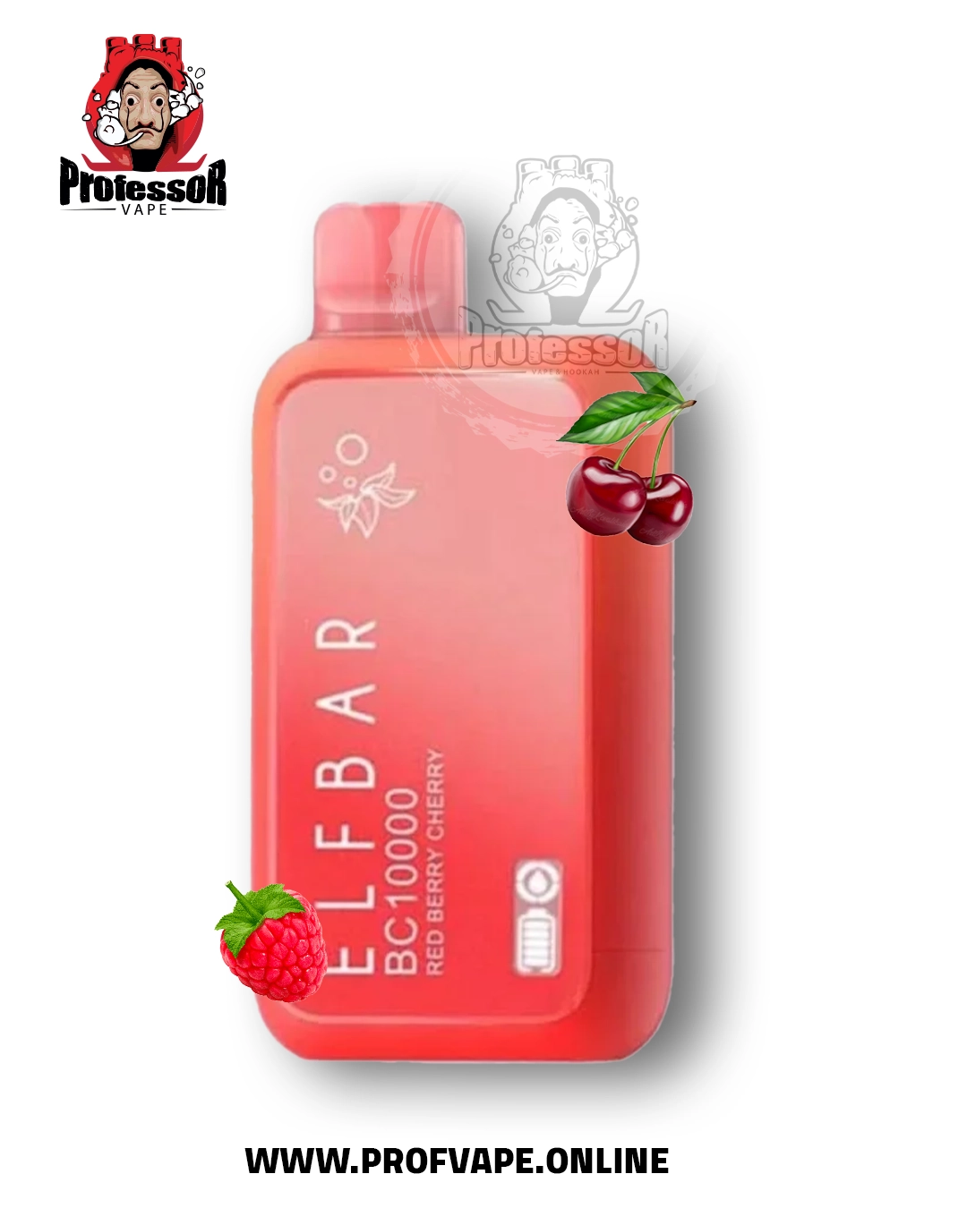 Elf bar Disposable (10000 puffs) red berry cherry - in saudi arabia