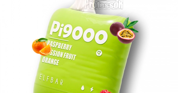 Elf bar Disposable (9000 puffs) raspberry passion fruit orange