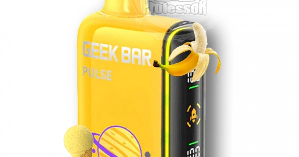 Geek bar Disposable (15000 puffs) banana ice cream - in saudi arabia