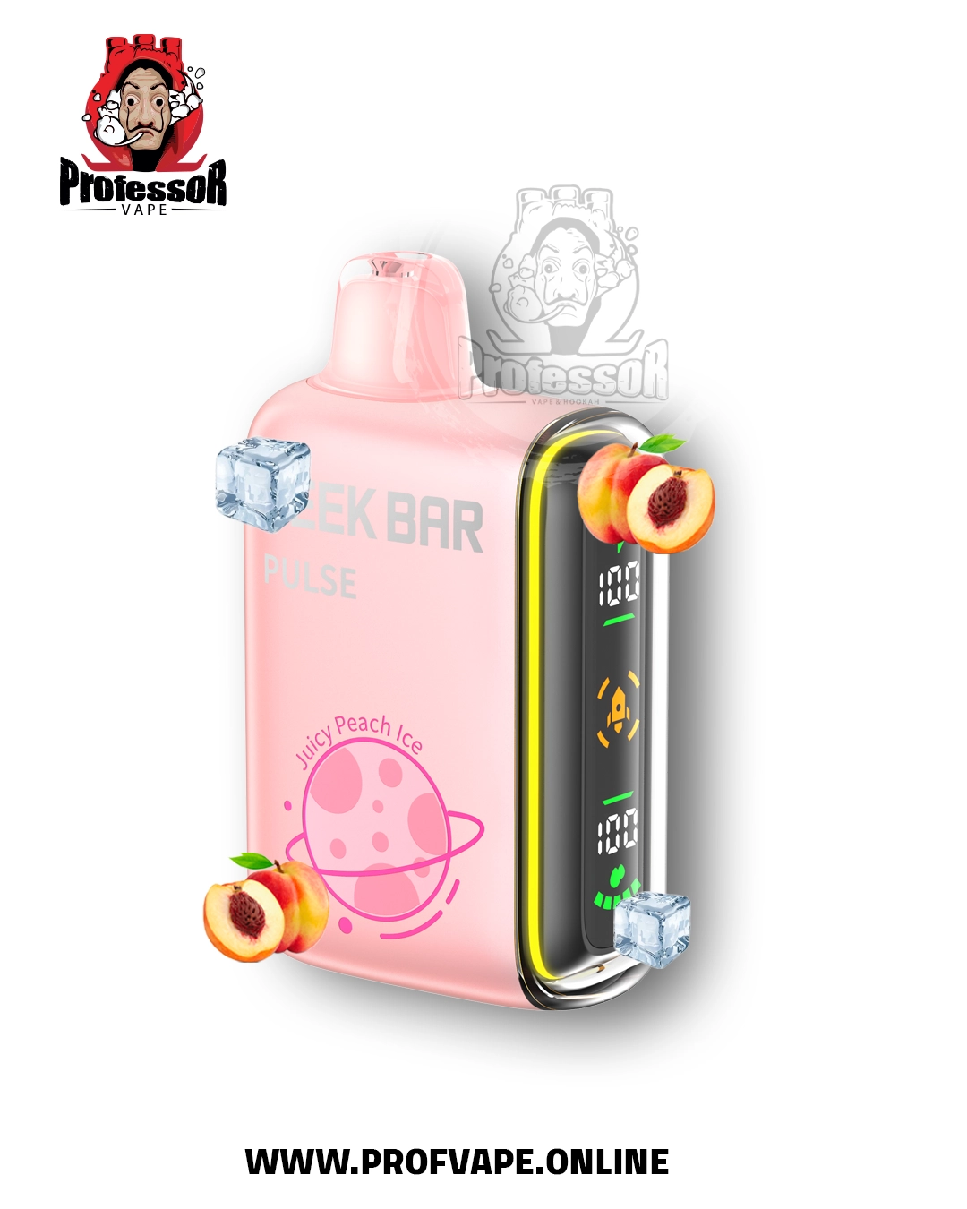 Geek bar Disposable (15000 puffs) peach ice - in saudi arabia