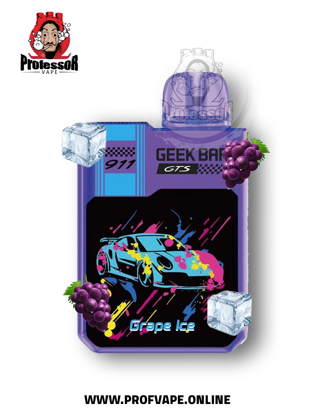 Geek bar 911 Disposable (18000 puffs) grape ice - in saudi arabia Geek bar 911 Disposable (18000 puffs) grape ice - in saudi arabia