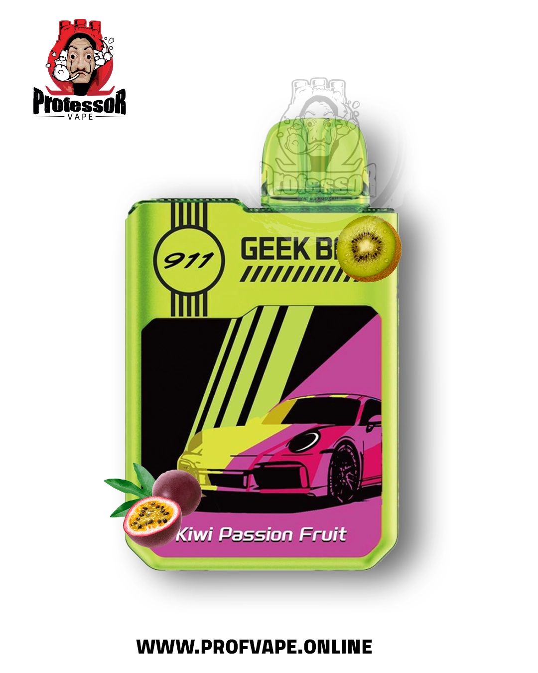 Geek bar 911 Disposable (18000 puffs) kiwi passion fruit - in saudi arabia