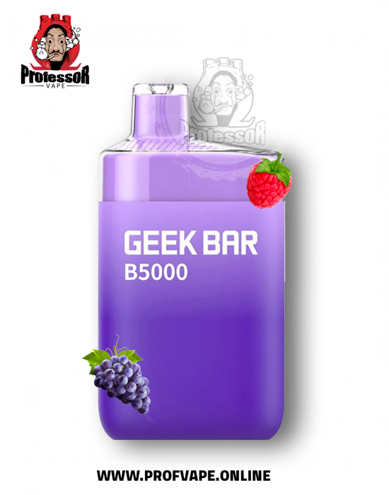Geek bar Disposable (5000 puffs) grape raspberry