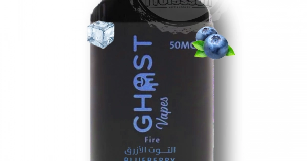 Ghost vape Disposable (5000 puffs) blueberry ice - in saudi arabia