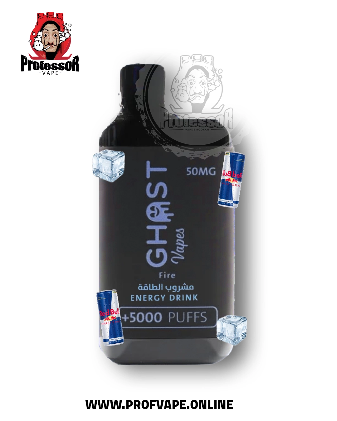 Ghost vape Disposable (5000 puffs) energy drink ice