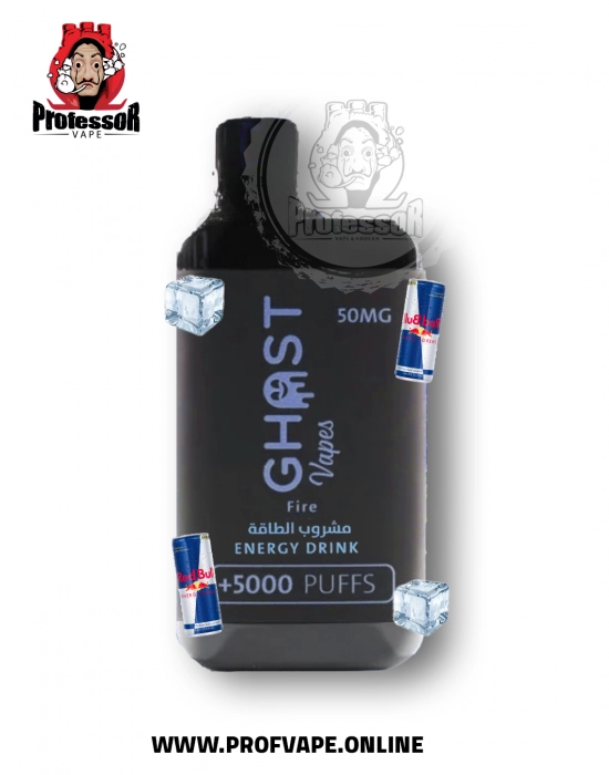 Ghost vape Disposable (5000 puffs) energy drink ice in saudi arabia