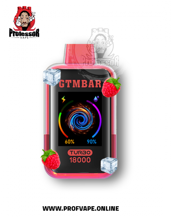 Gtm bar Disposable (18000 puffs) raspberry ice