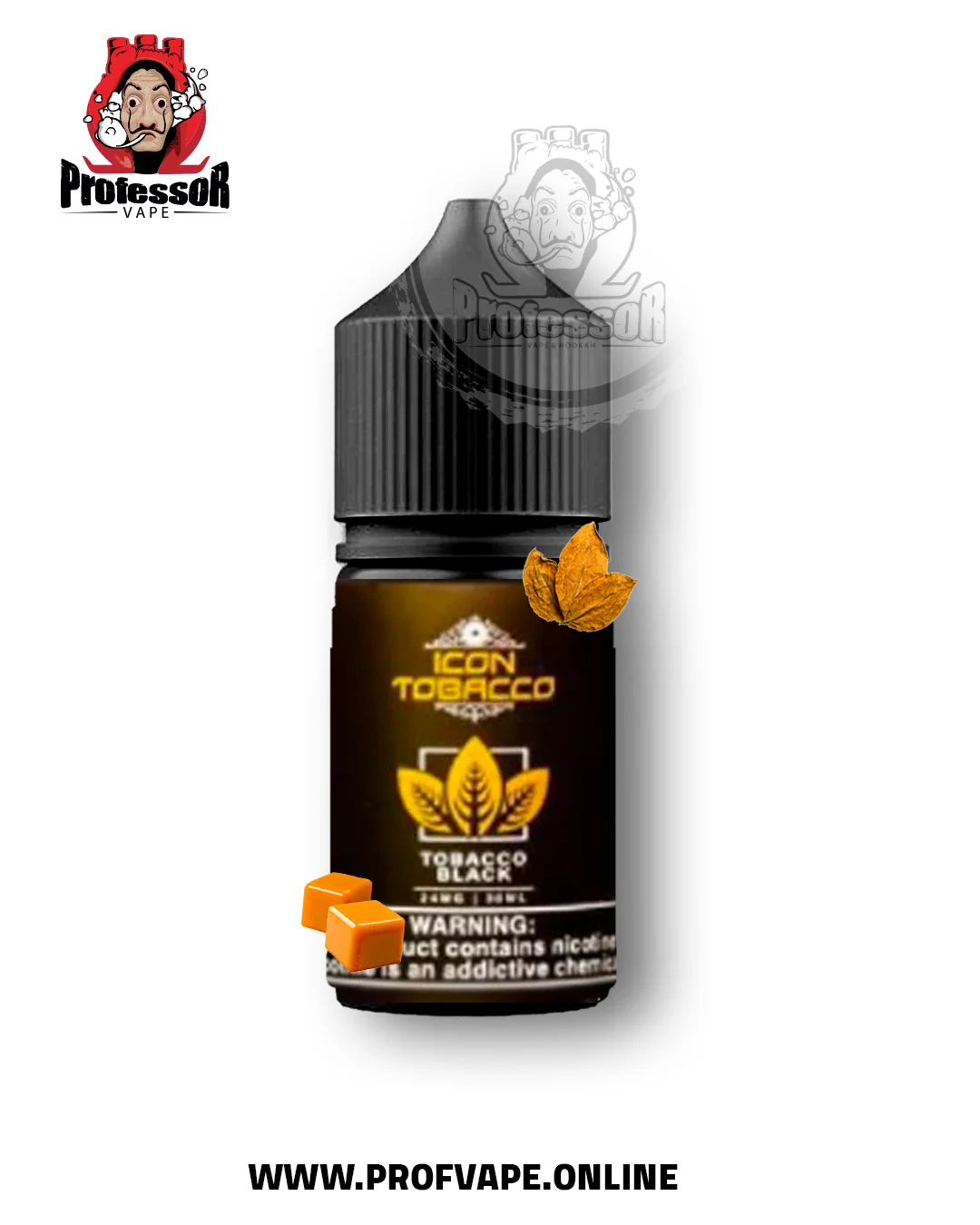 icon vape liquid icon tobacco black 30ml