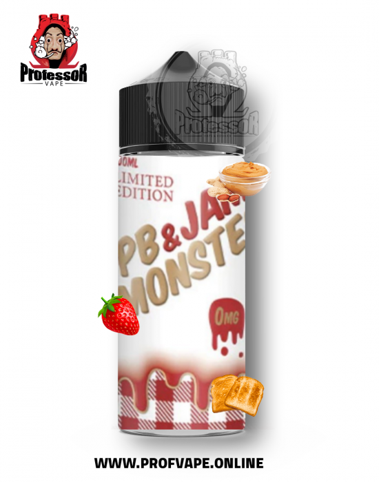 Jam Monster pb strawberry 100ml 3mg 