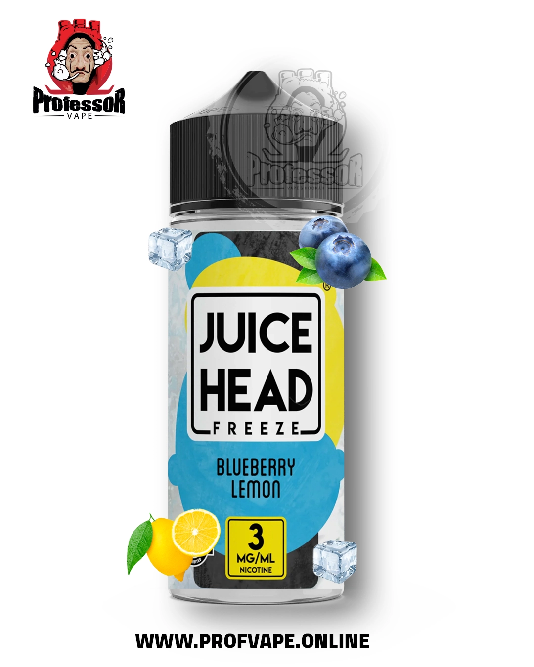 Juice Head Blueberry Lemon 3mg Juice Head Blueberry Lemon High VG Vape Juice  100ml E Liquid Australia Blueberry Lemon Vape Juice