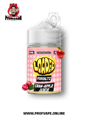 loaded podsaltz cran apple juice 60ml  loaded podsaltz cran apple juice 60ml
