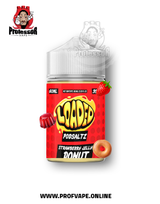  loaded podsaltz strawberry jelly donut 60ml