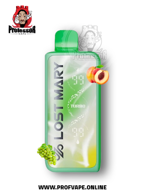 Lost Mary Turbo Disposable ( 35000 puffs ) Peach Green Apple
