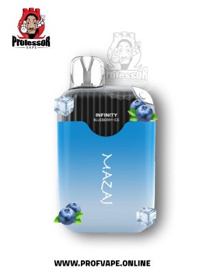 سحبة مزاج انفنتي الجاهزة نكهة توت ازرق ايس (4500 سحبة)