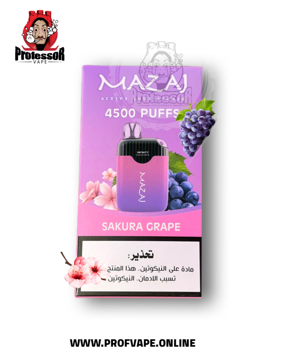 mazaj infinity Disposable sakura grape (4500 puffs)