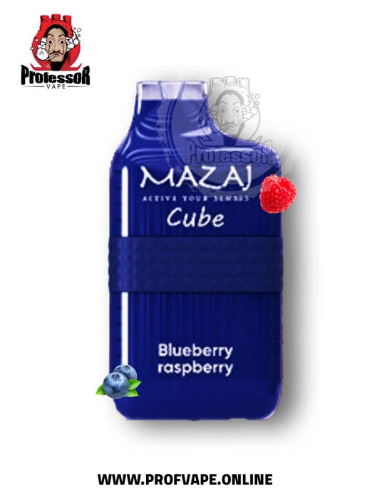 Mazaj cube Disposable (6000 puffs) berry raspberry in saudi arabia
