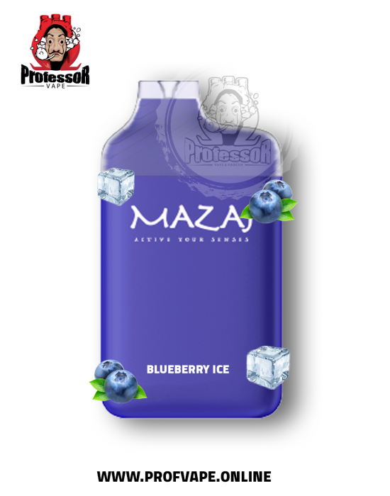 Mazaj slim Disposable (5500 puffs) blueberry ice