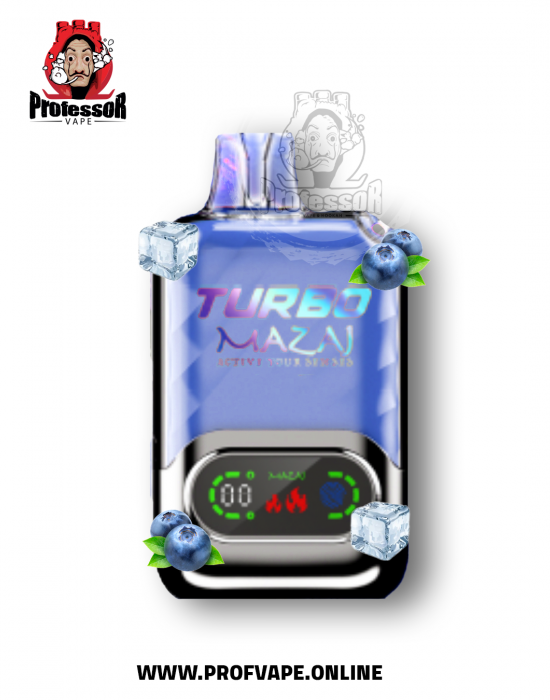 mazaj turbo Disposable (15000 puffs) blueberry ice